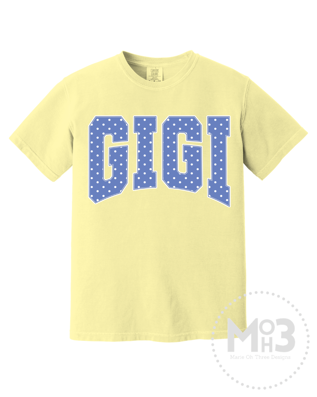Gigi Blue Polka Dot Tee