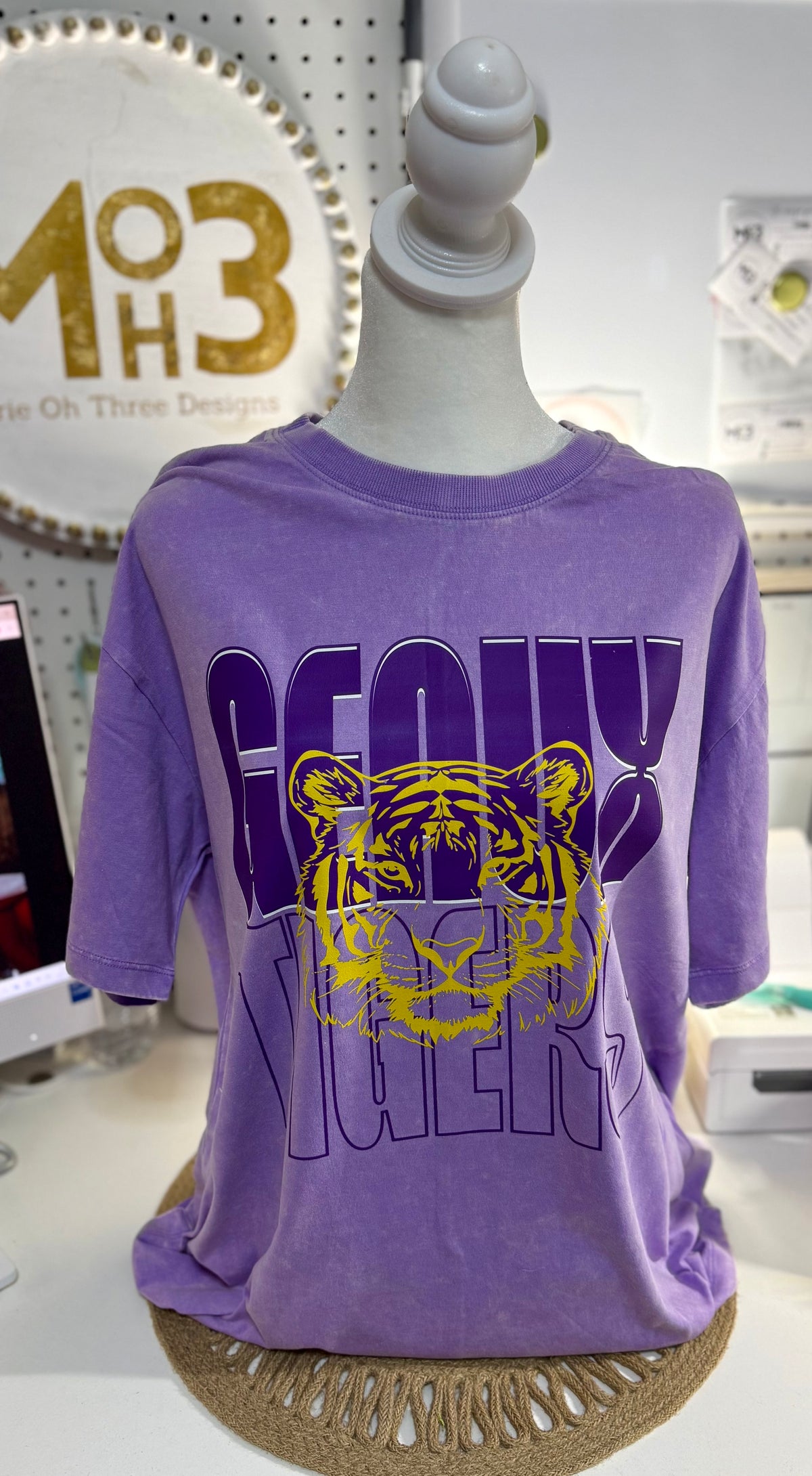 Geaux Tigers Retro Band Tee