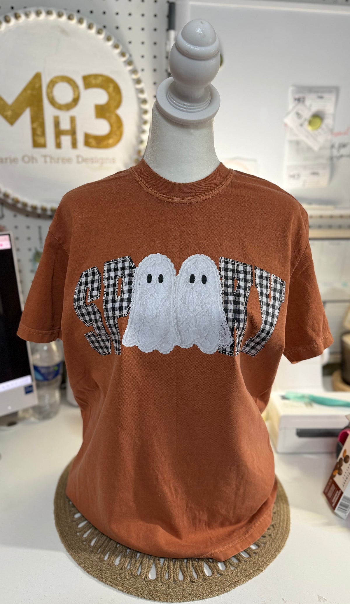 Spooky Gingham Tee