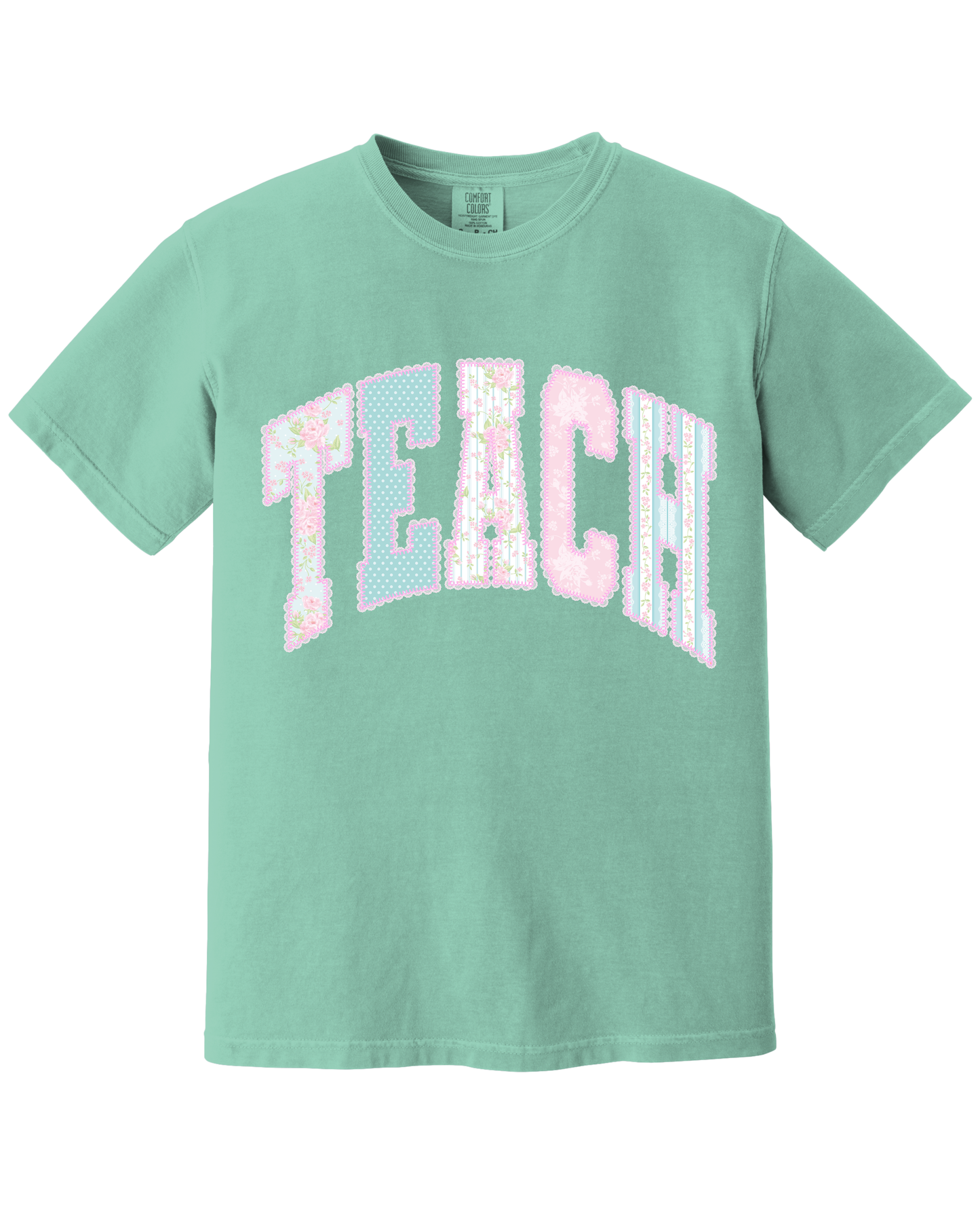 Preppy Floral Teach Tee