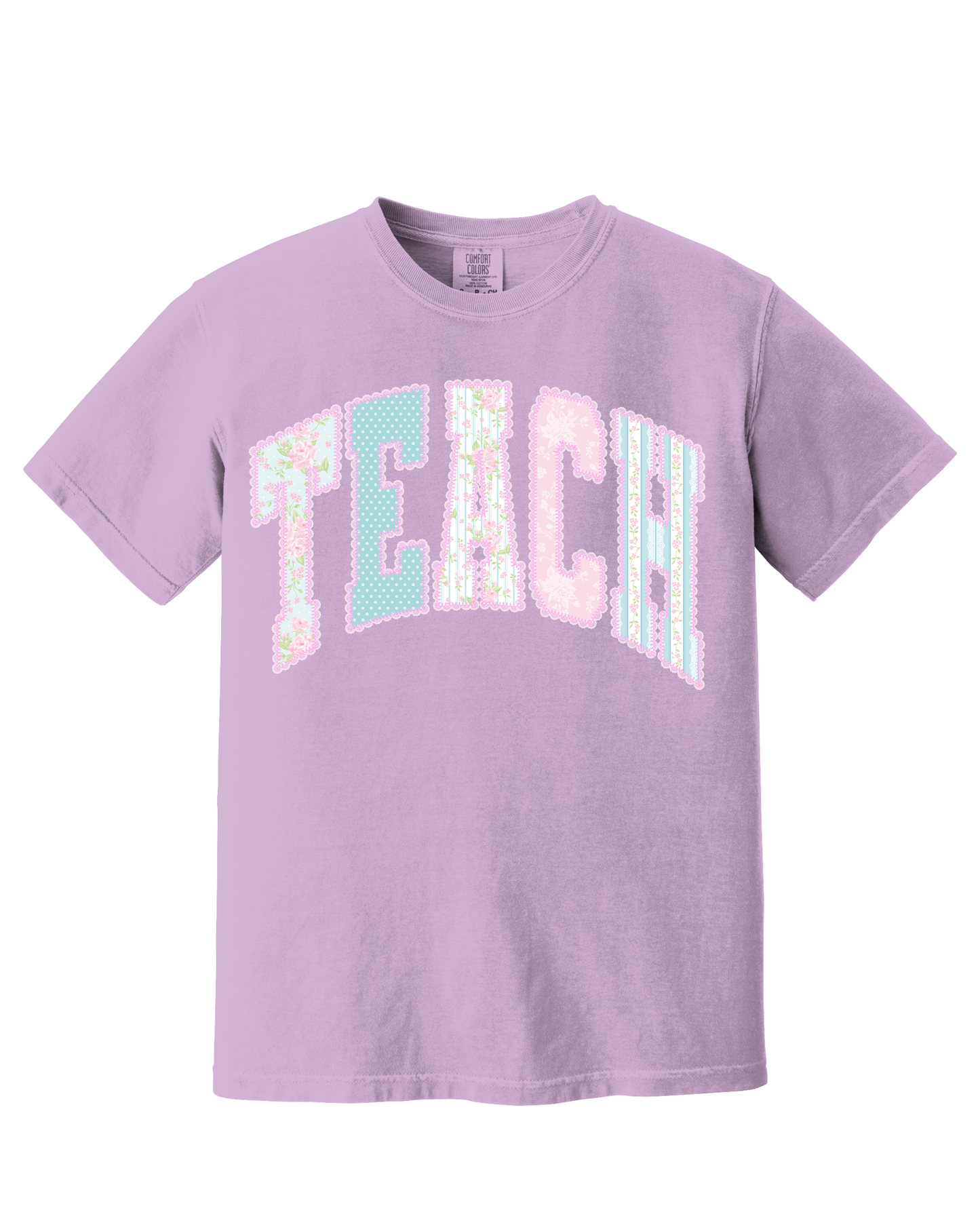 Preppy Floral Teach Tee
