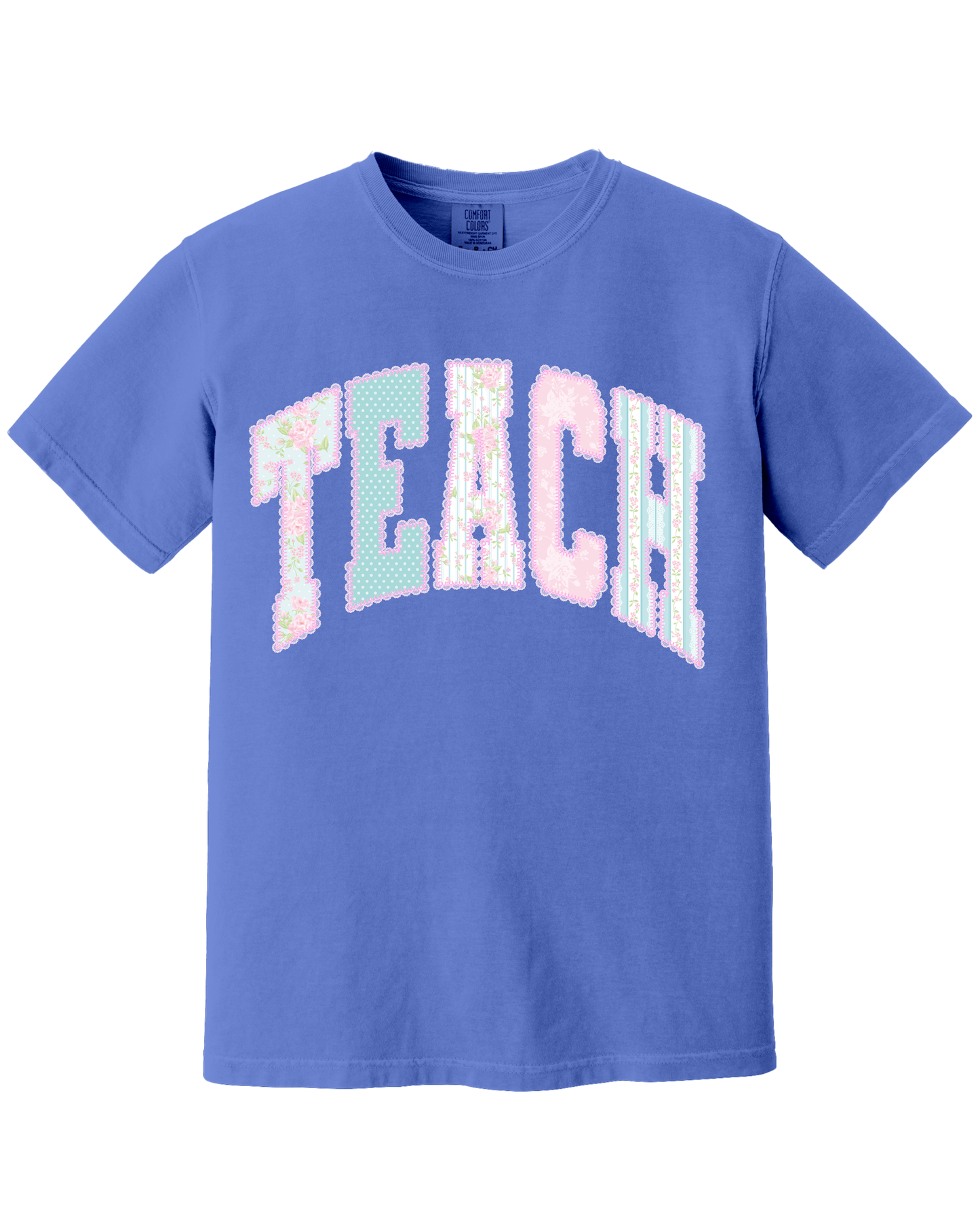 Preppy Floral Teach Tee