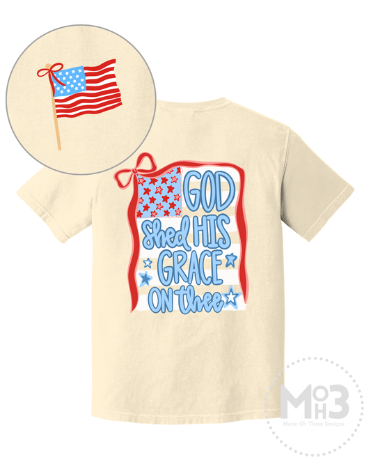 God Shed His Grace on Thee Pocket Tee