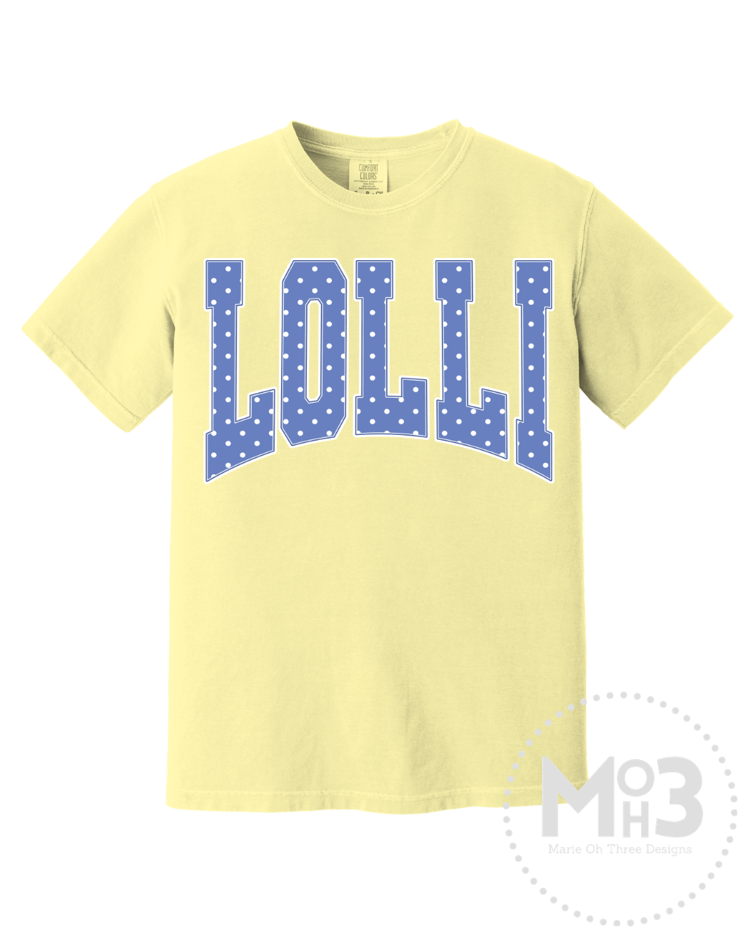 Lolli Blue Polka Dot Tee