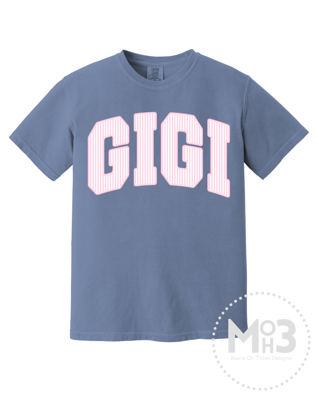 Gigi Pink Stripe Tee