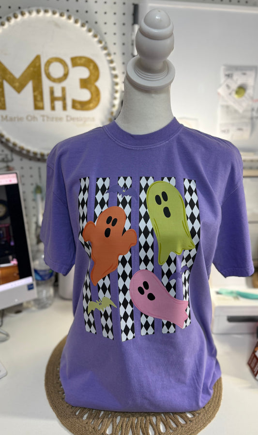 Striped Ghost Tee