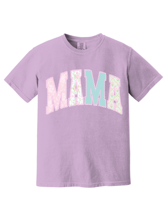 Preppy Floral Mama Tee