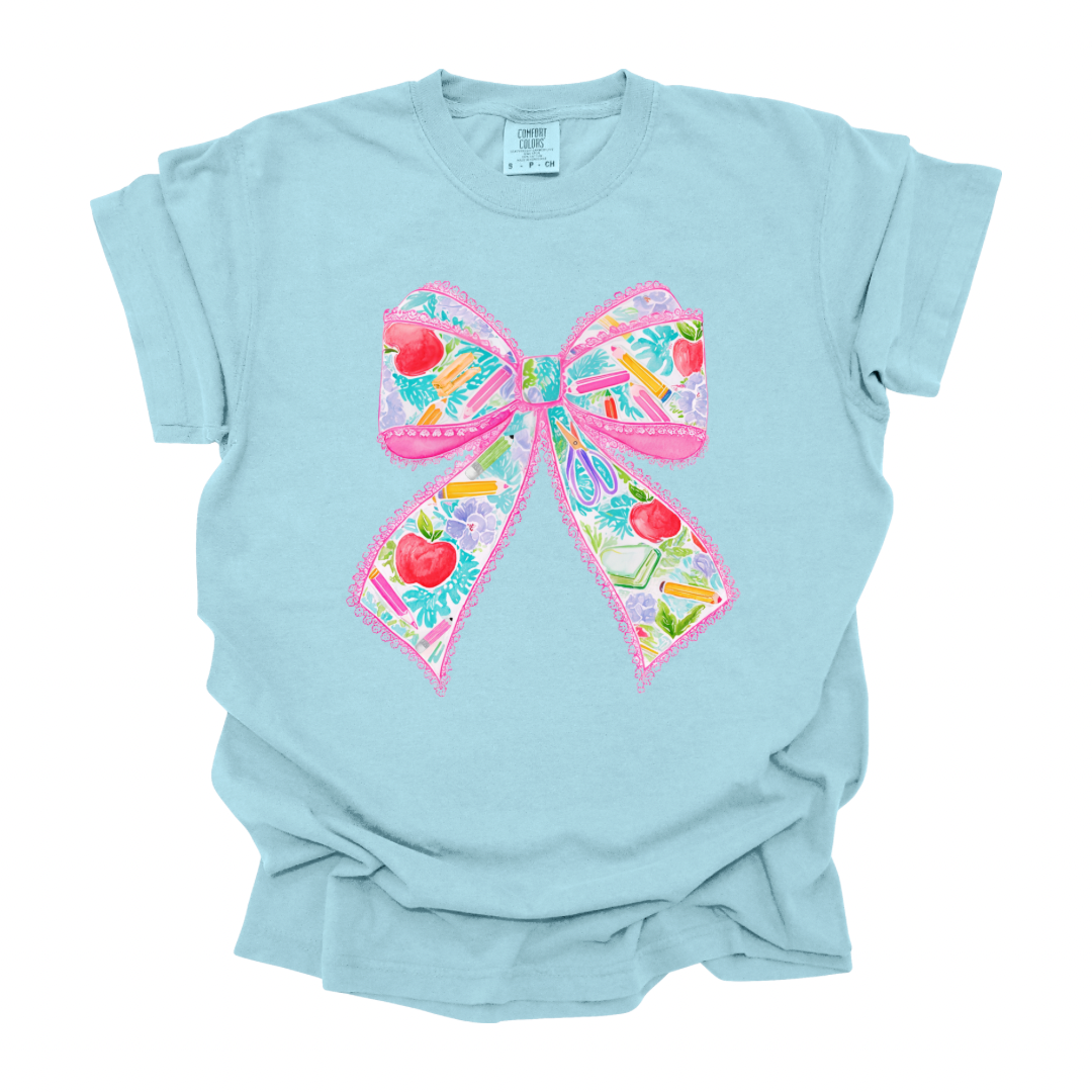 Bow Detail Teacher Tee