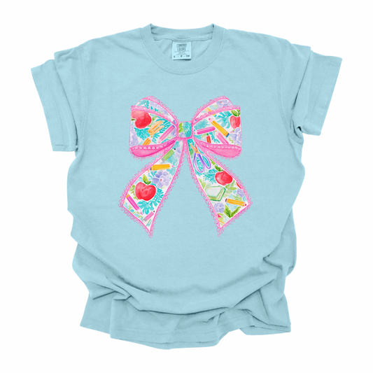Bow Detail Teacher Tee