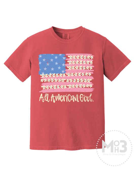 Youth All American Girl Tee