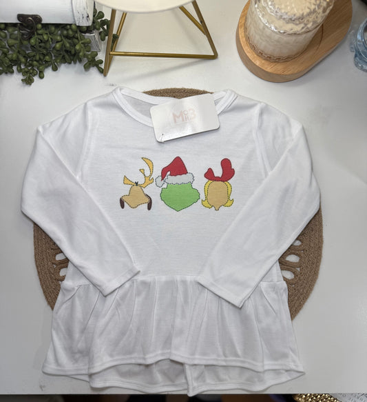 Green Guy Peplum Tee
