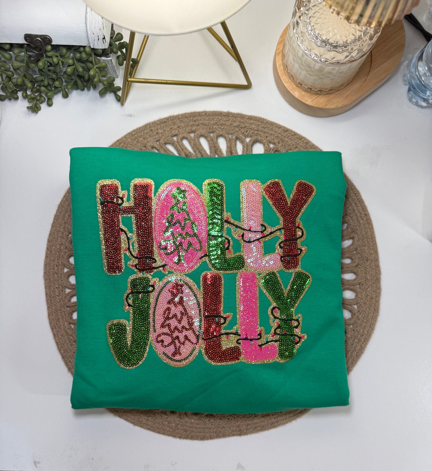 Holly Jolly Sequin Sweatshirt