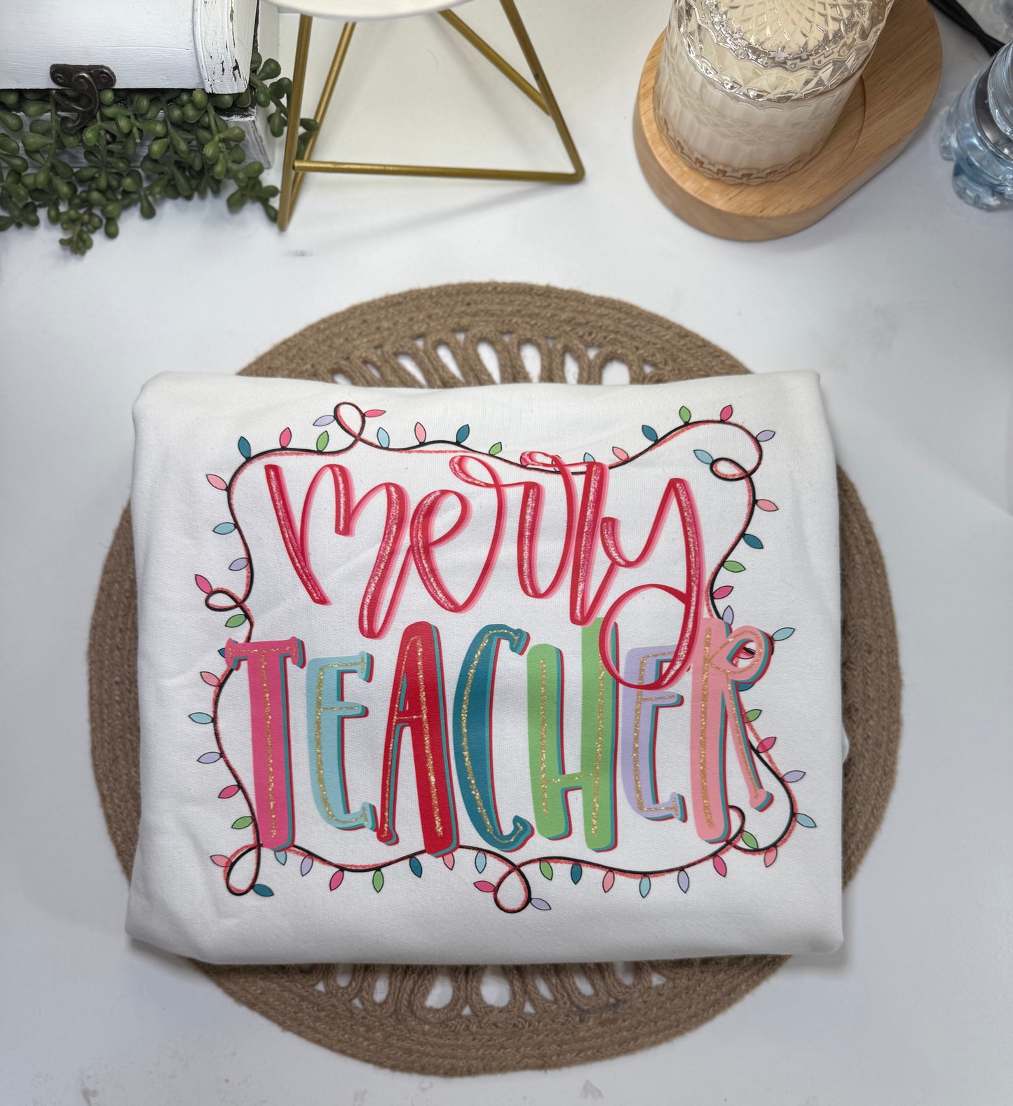 Merry Teacher Sweatshirt