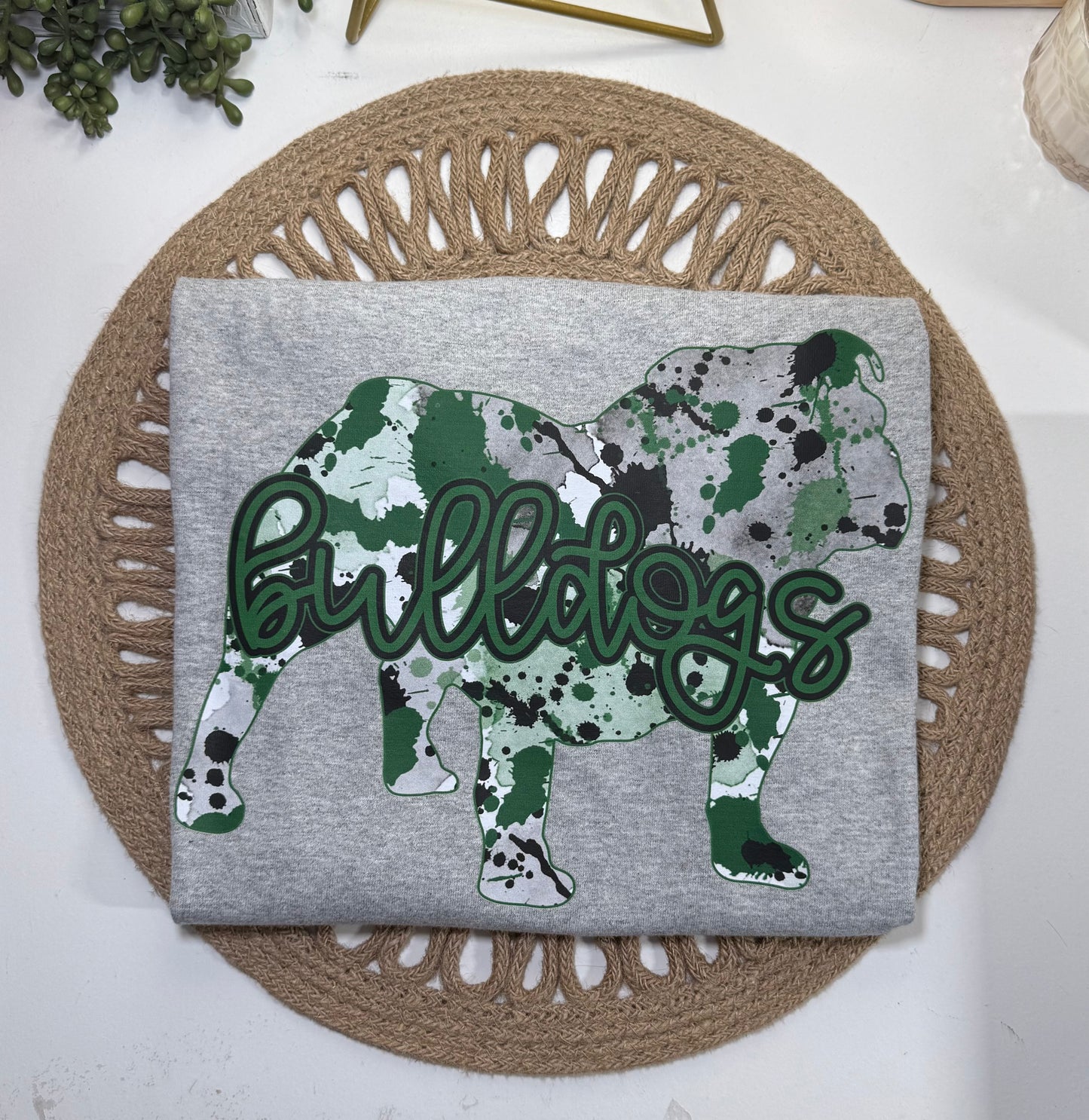 Bulldogs Splatter Tee